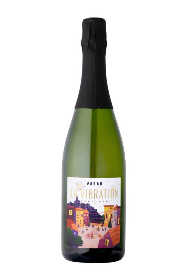 Vin effervescent la vibration